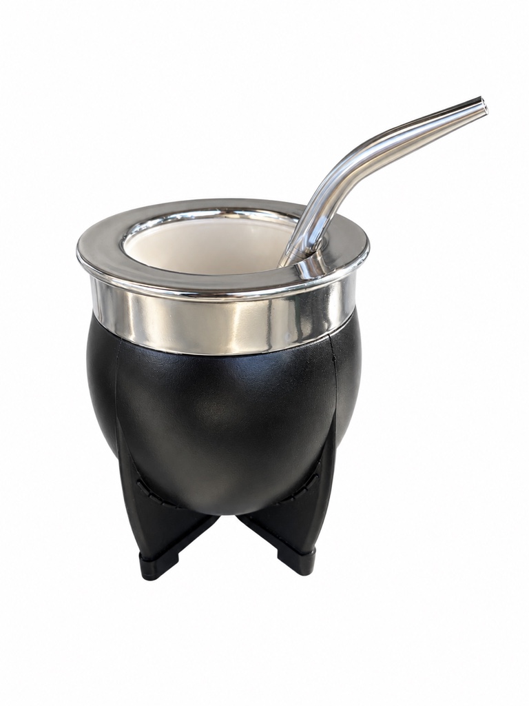 Mate de PVC con virola grabable