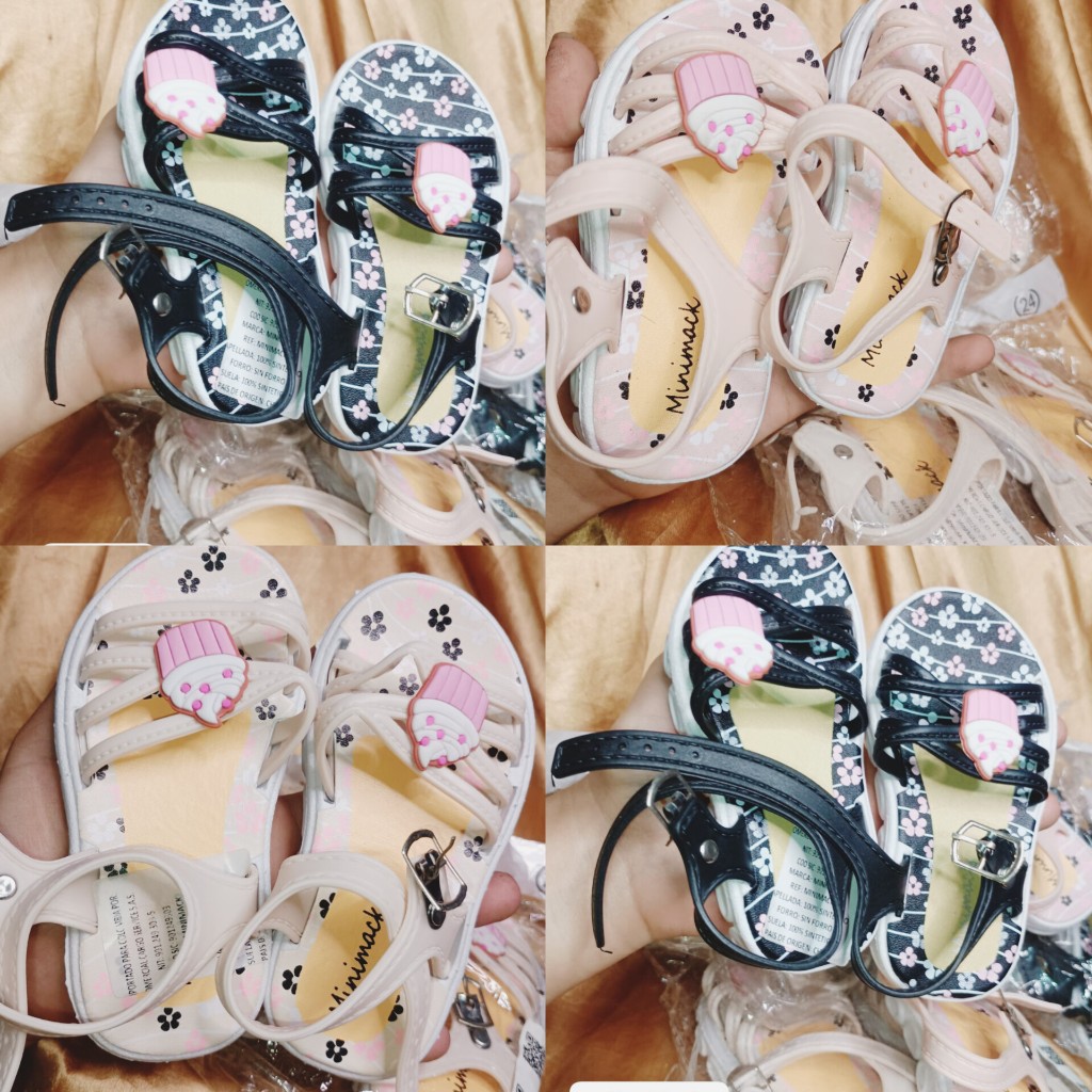 Minimau sandalias florales