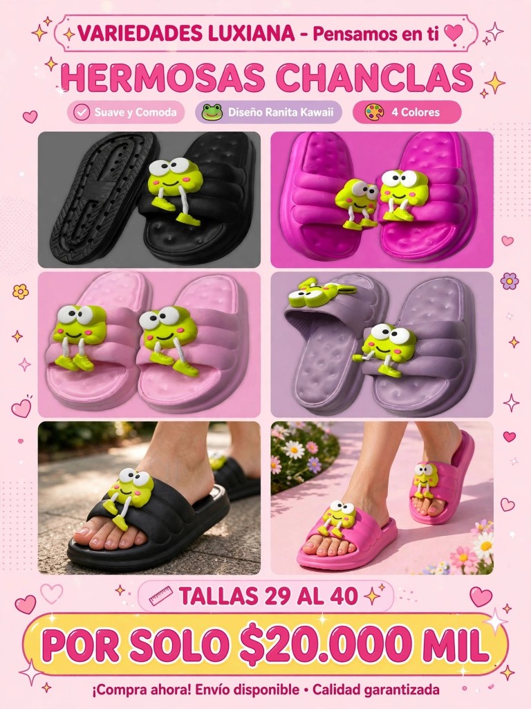 Chanclas niña