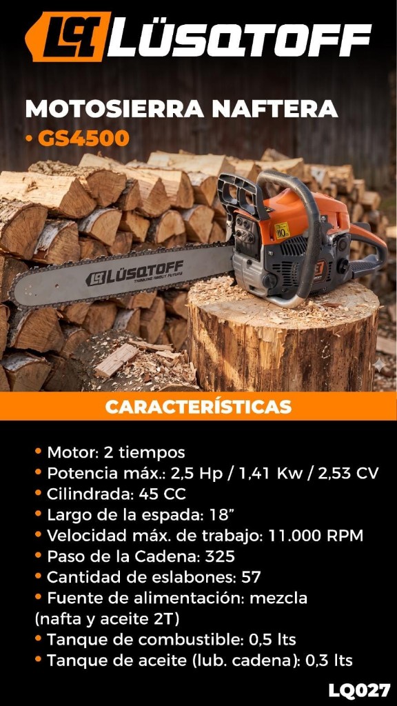 MOTOSIERRA NAFTERA