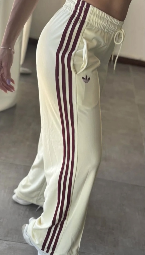 PANTALON ADI CREMA CON CHOCOLATEXL