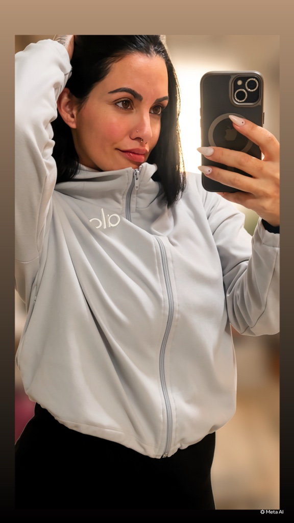 CAMPERA ALO DARLONGRIS PERLA TALLE UNICO