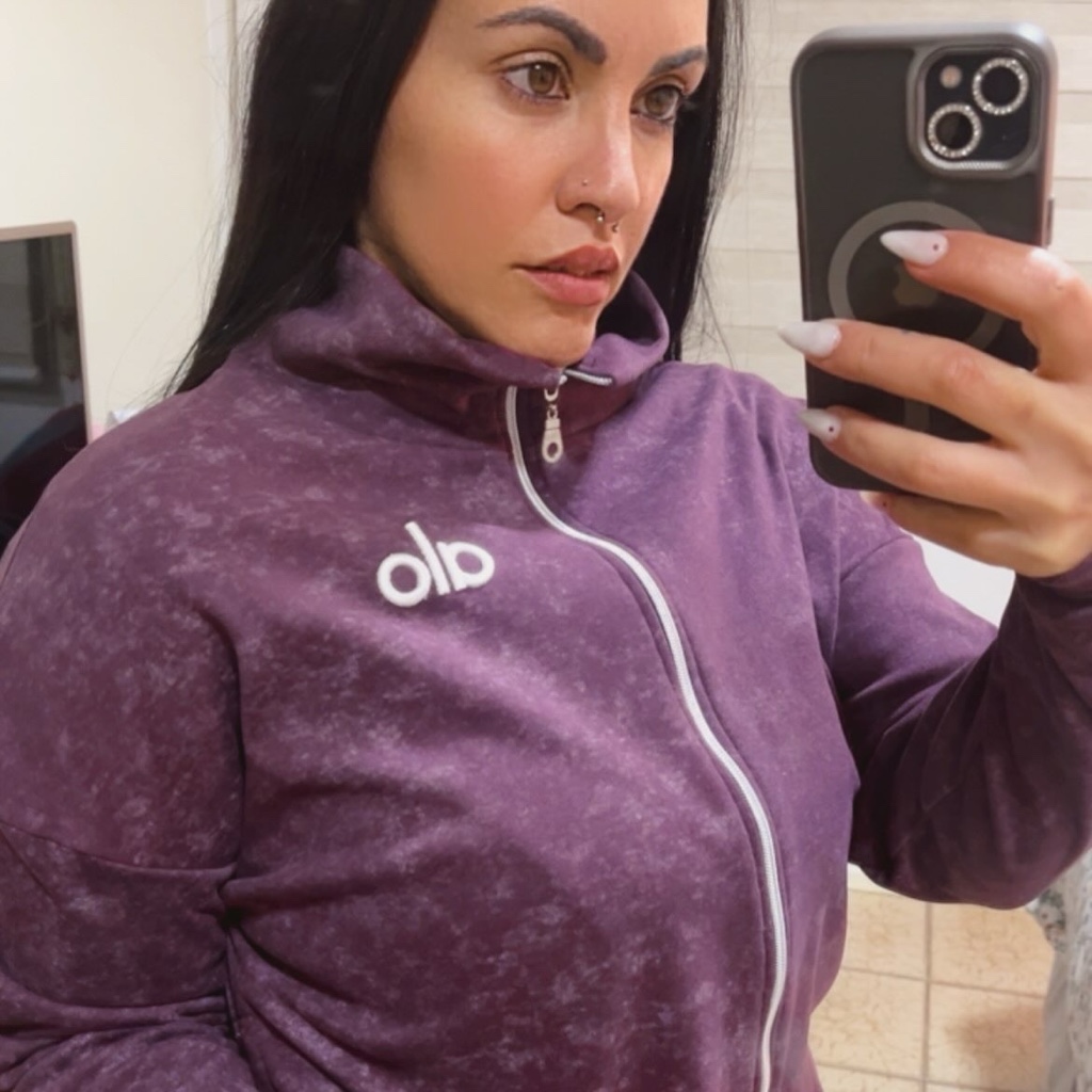 CAMPERA ALO DARLON BATIK VIOLETA TALLE UNICO