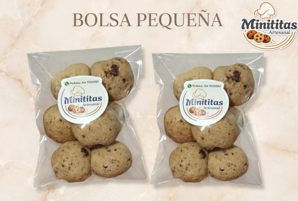 Mini galletas chocolate
