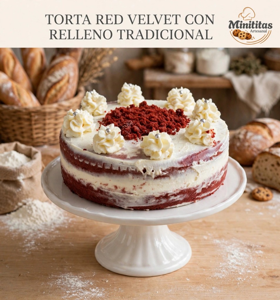 Torta RED VELVET de 4 a 6 porciones