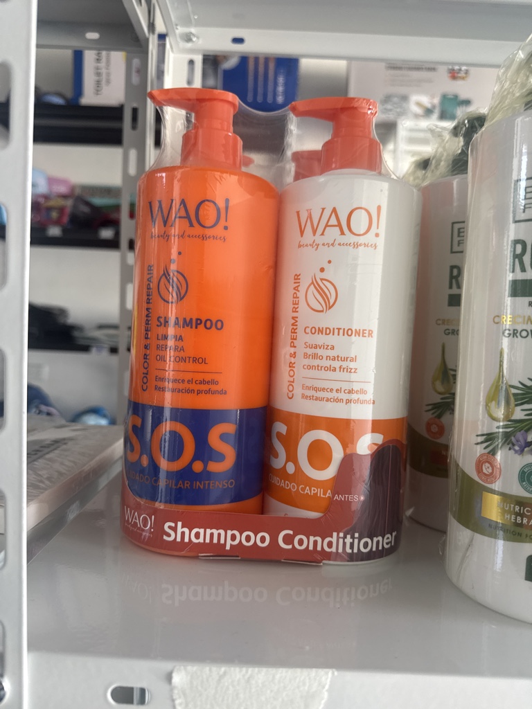 Set shampo naranja