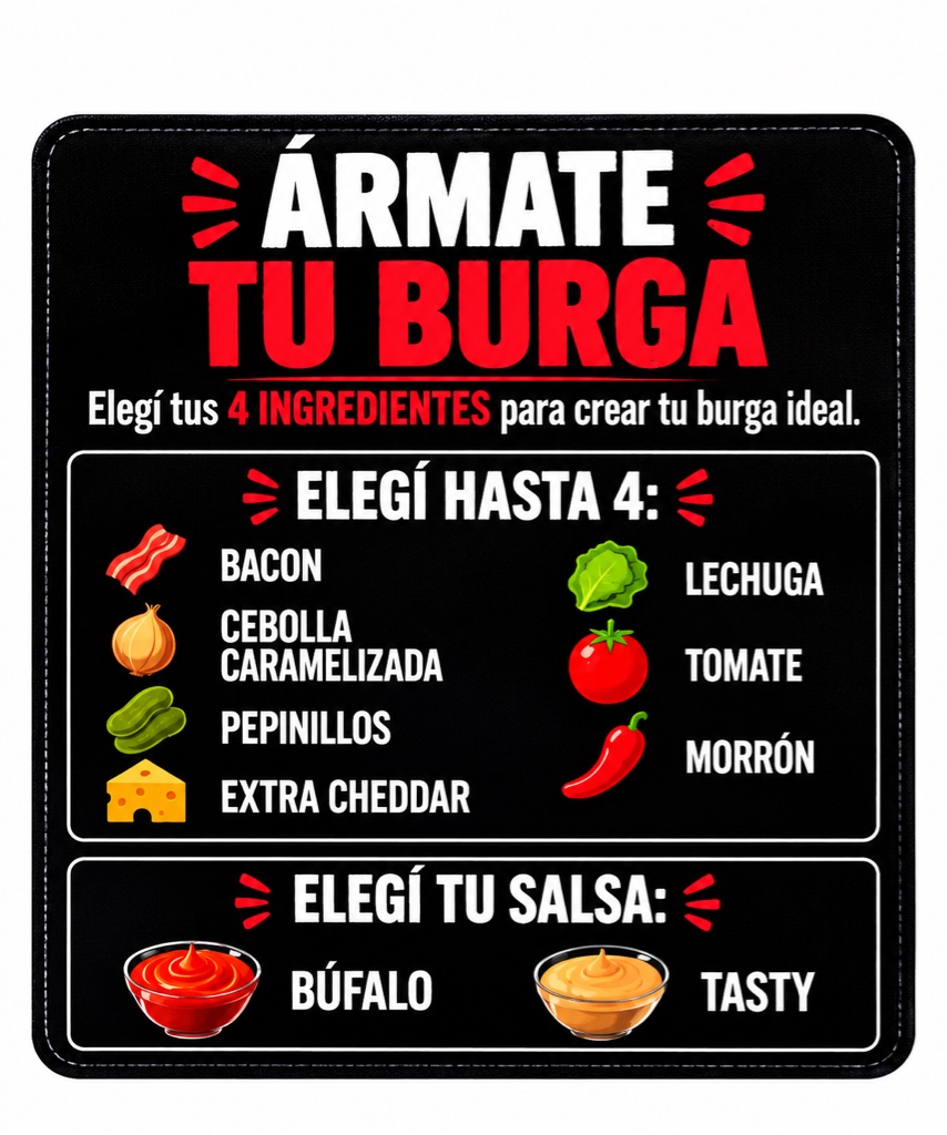 Armate tu burga Doble