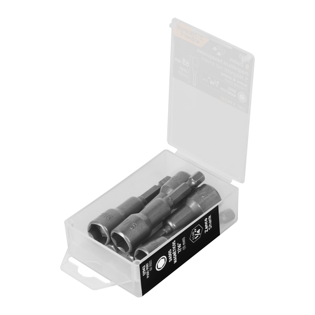Cubo Truper 7/16 Magnético 2" Largo unidad 12943