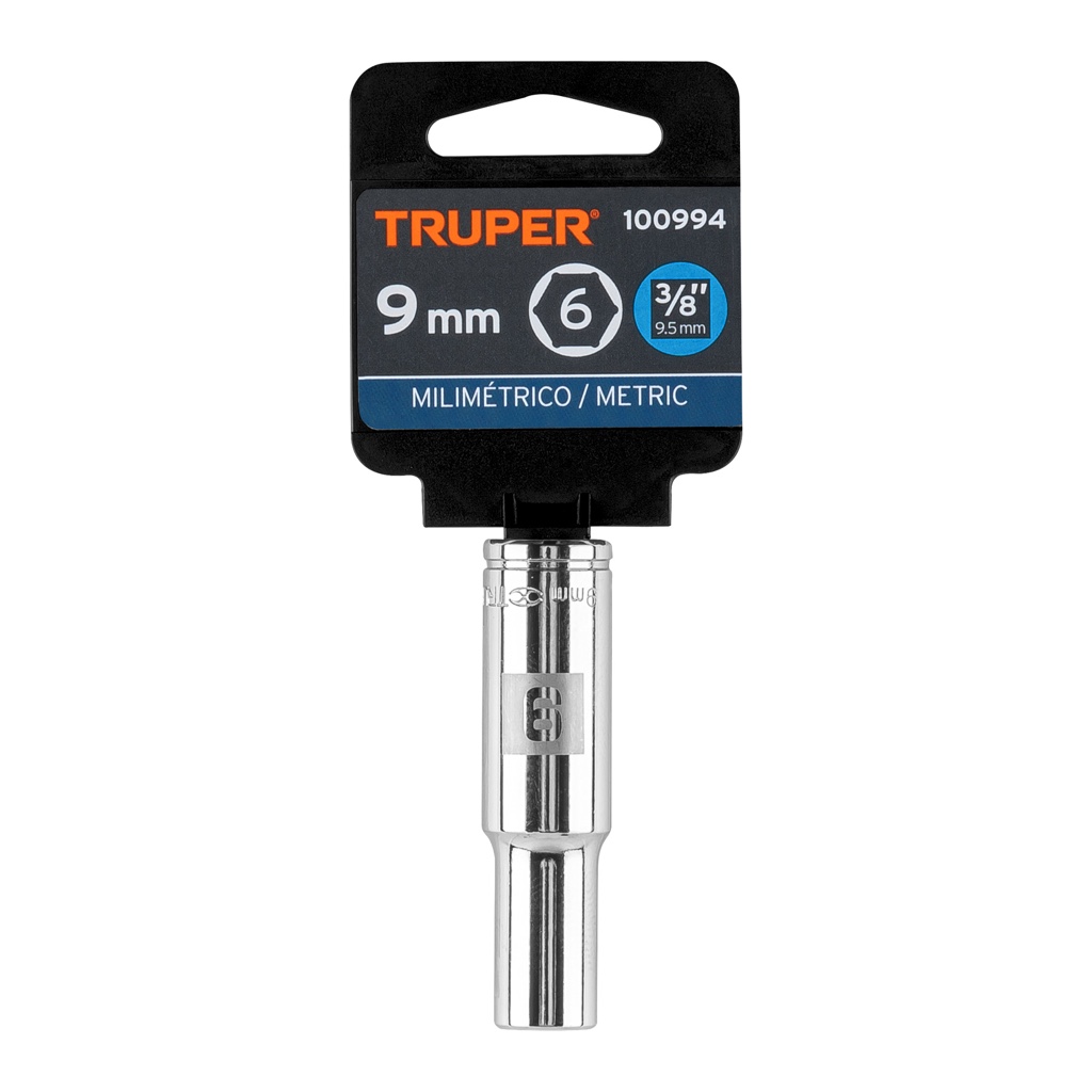 Cubo Truper 9mm x 3/8 D-3809-HM-L 6 puntas 100994