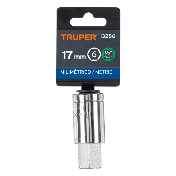 Cubo Truper 17mm x 1/2 D-541-17M ALLEN 1286