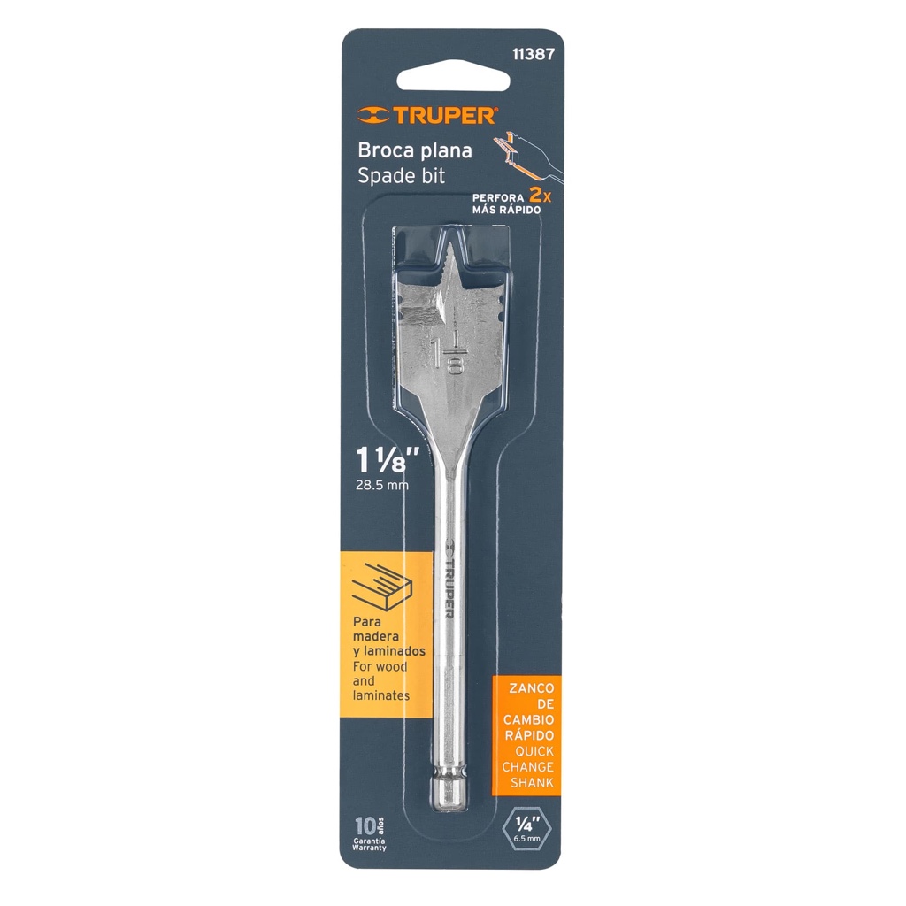 Broca p/madera Trup 1-1/8 T/PAL BPT 11387