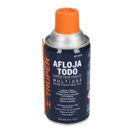 Aceite penetrante multiusos spray 350ml Truper WT-350 13470