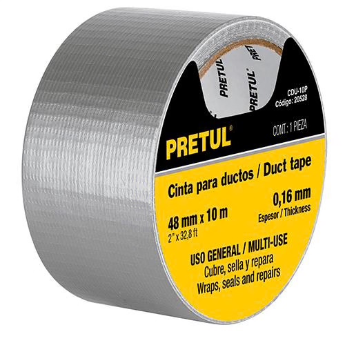 Cinta p/ducto de aire 2x10mts Pretul CDU-10P 20528
