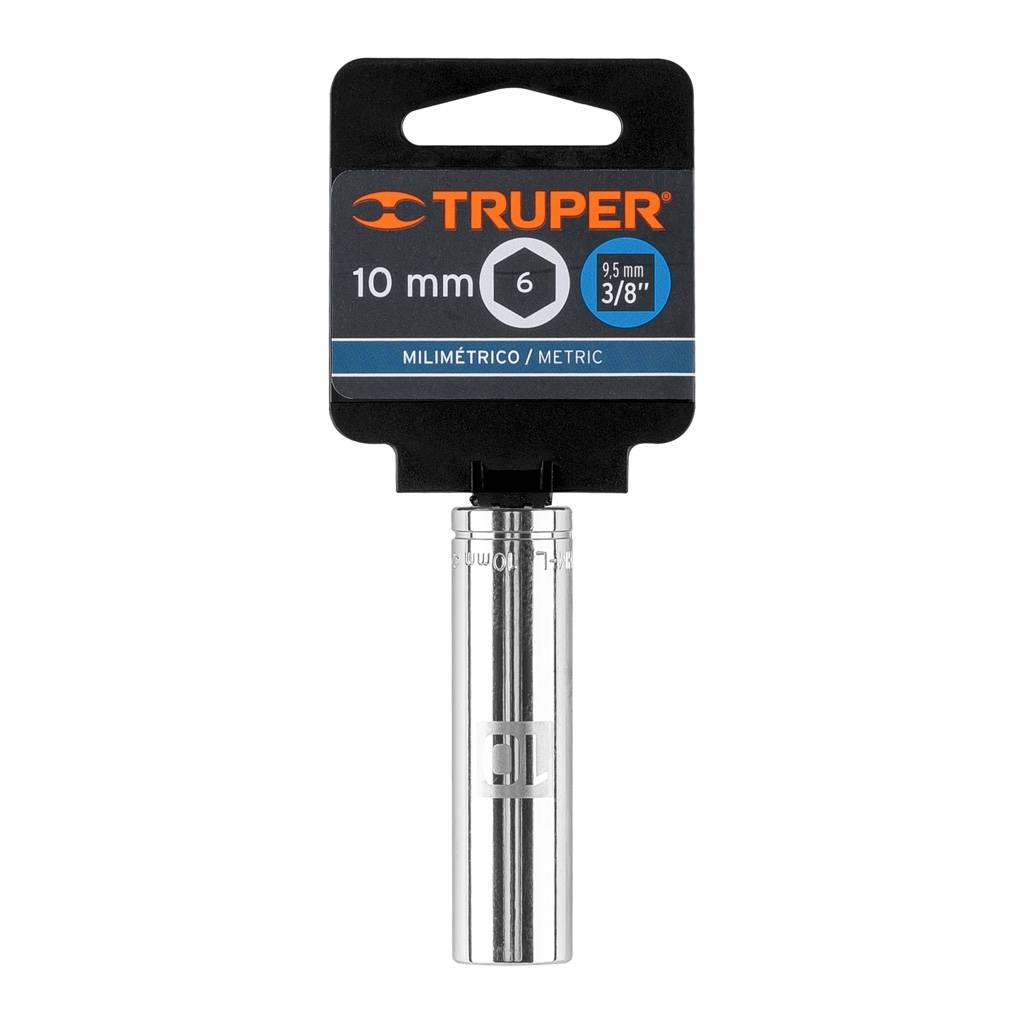 Cubo 10mm x 3/8 Largo truper 13770