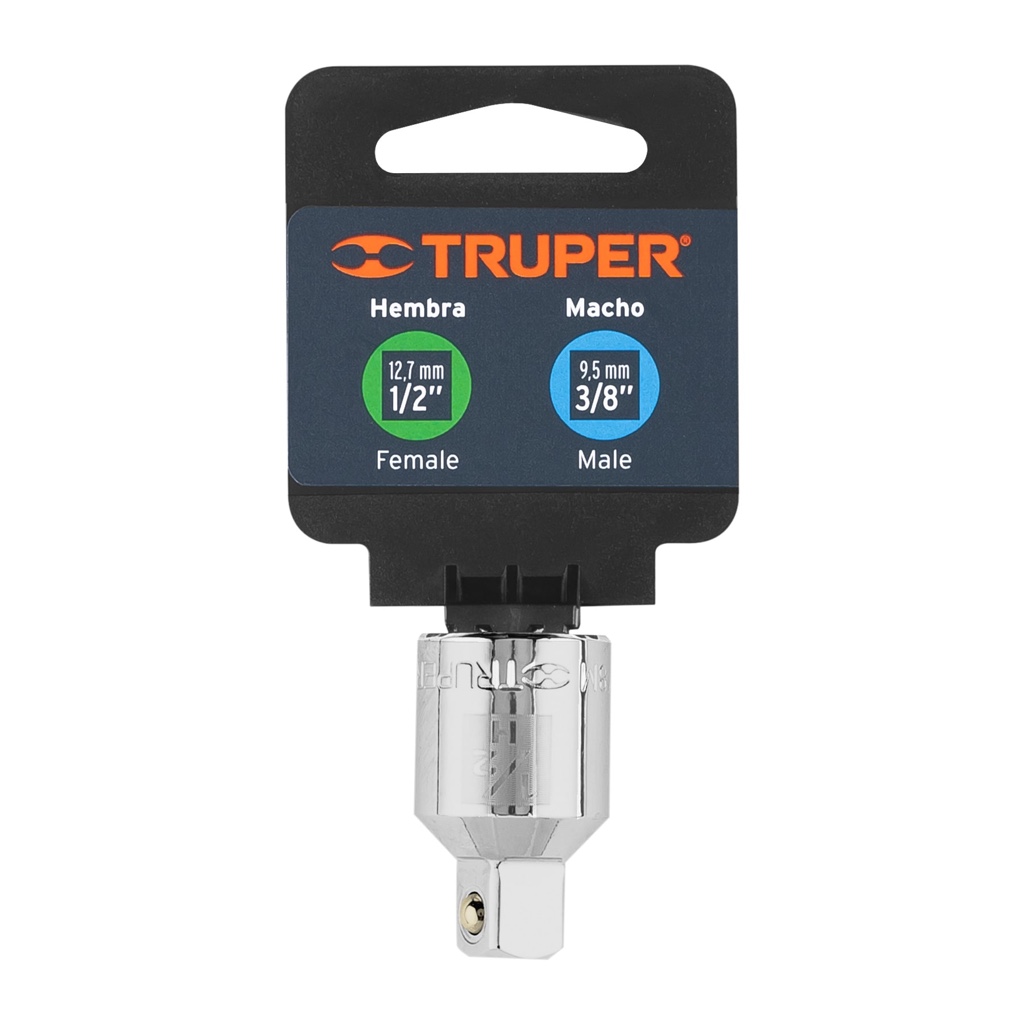 Adaptador cubo 1/2 a 3/8 Truper A-5254 13422