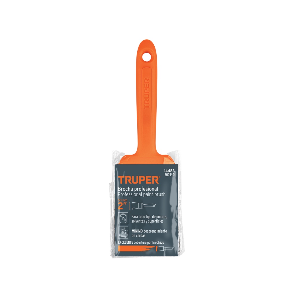 Brocha Truper BRT-2P m/plastico 14483