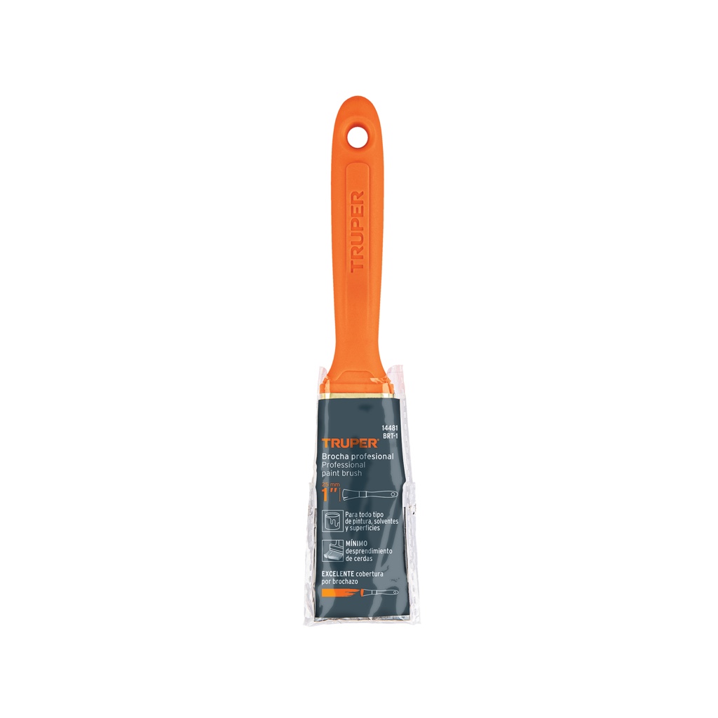 Brocha Truper BRT-1P m/plastico 14481