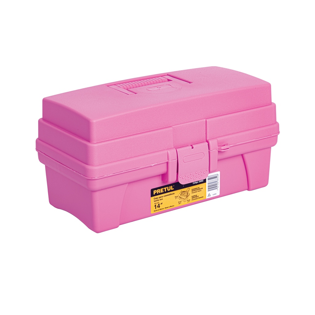 Caja cosmetiquera 14 CCO-14RP rosa/morada 25052