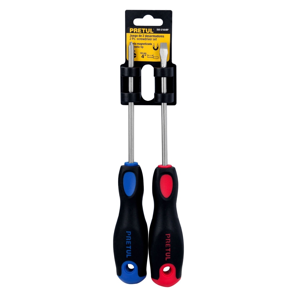Desarmadores Pretul Duo-3/16x4bp 2-pcs 20216