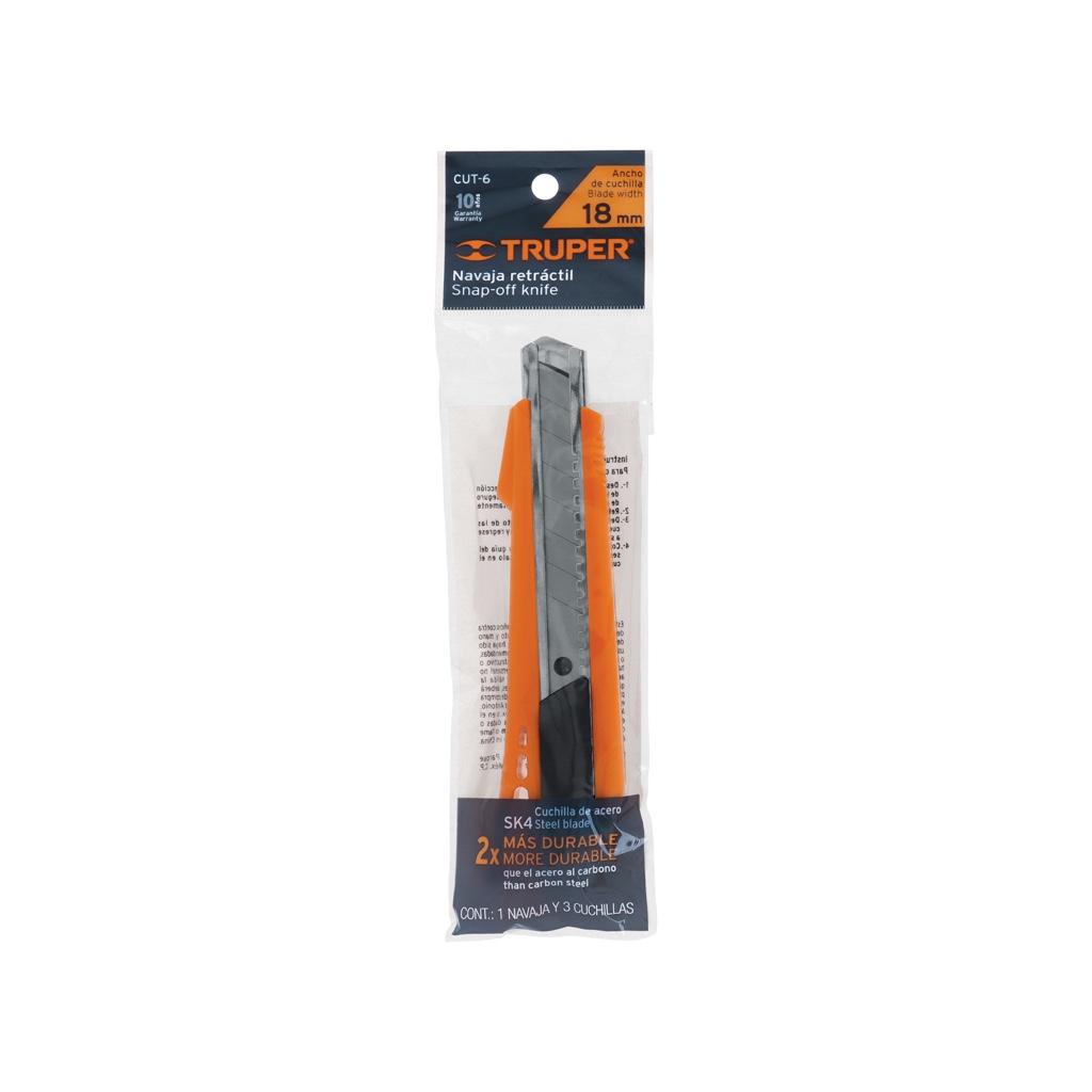 Cuchilla p/tapicero 6 cut-6 Truper 16974