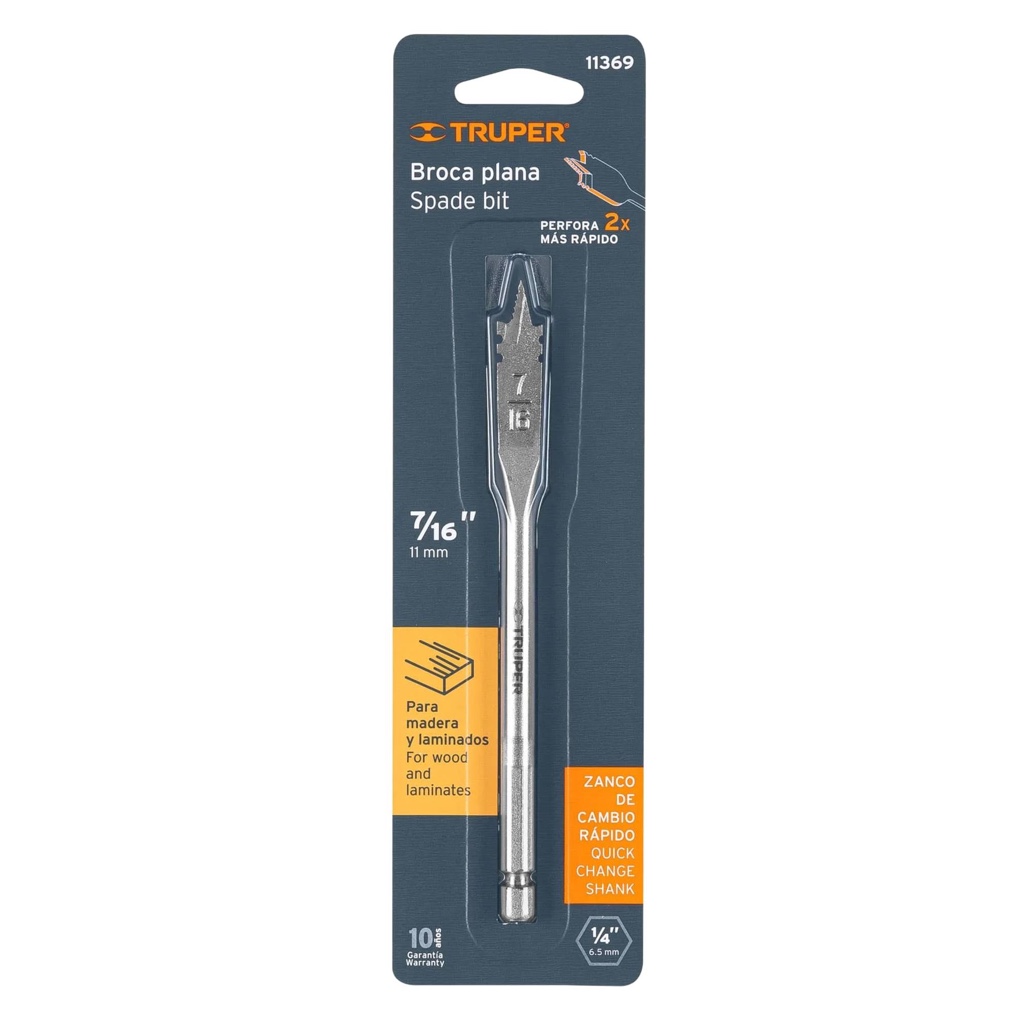 Broca p/madera Trup 7/16 T/PAL BPT 11369