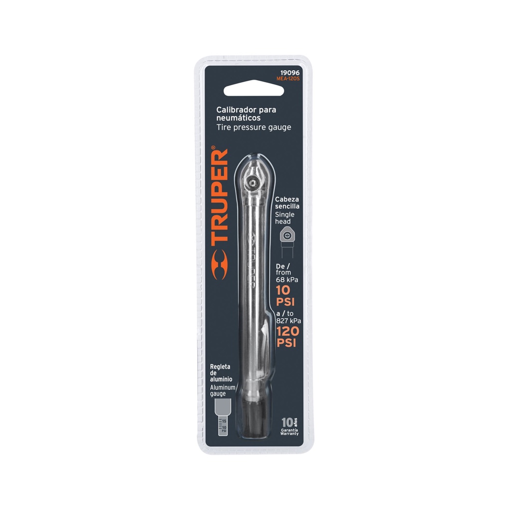 Calibrador aire 120lbs Trup MEA-120S T/pluma 19096