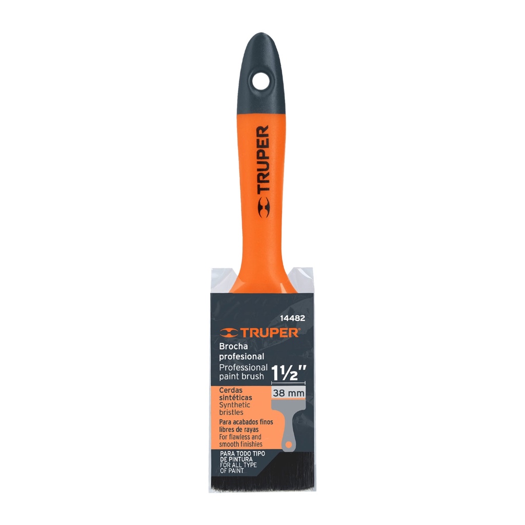 Brocha Truper BRT-1-1/2P m/plastico 14482