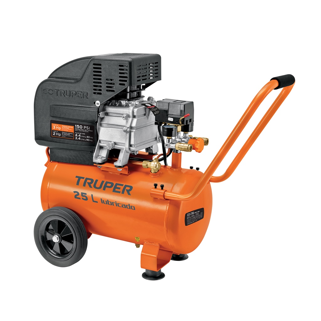 Compresor de aire comp-25lt Truper 3HP 15006
