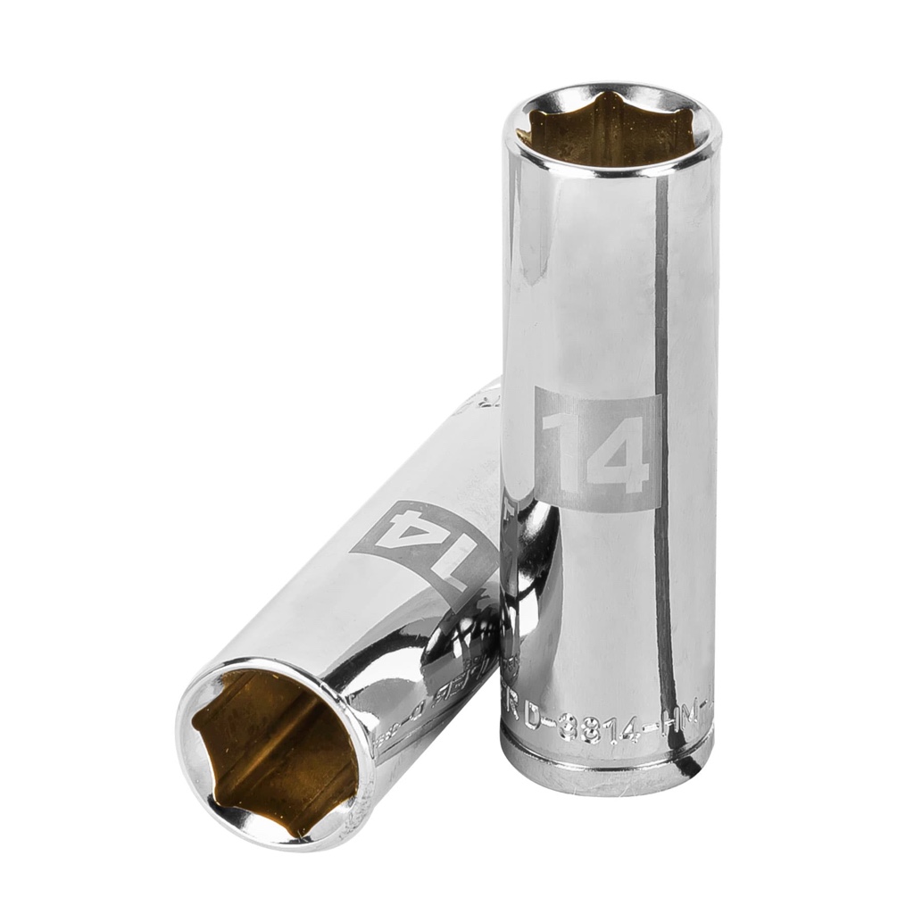 Cubo Truper 14mm 3/8 largo 6 puntas 13774