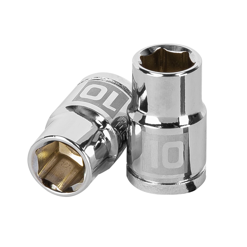 Cubo Truper 10mm x 3/8 corto 6-puntas 13674