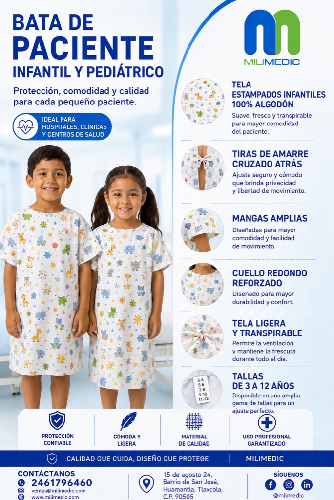 Bata paciente infantil