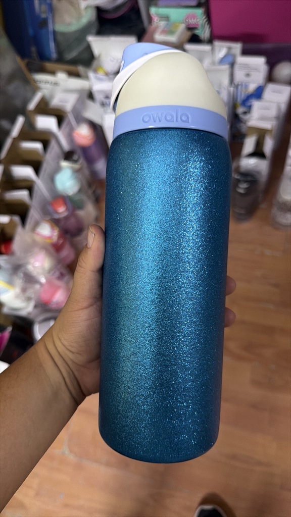 Owala glitter azul 32
