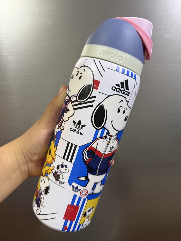 Owala Snoopy Adidas Tapa Rosa
