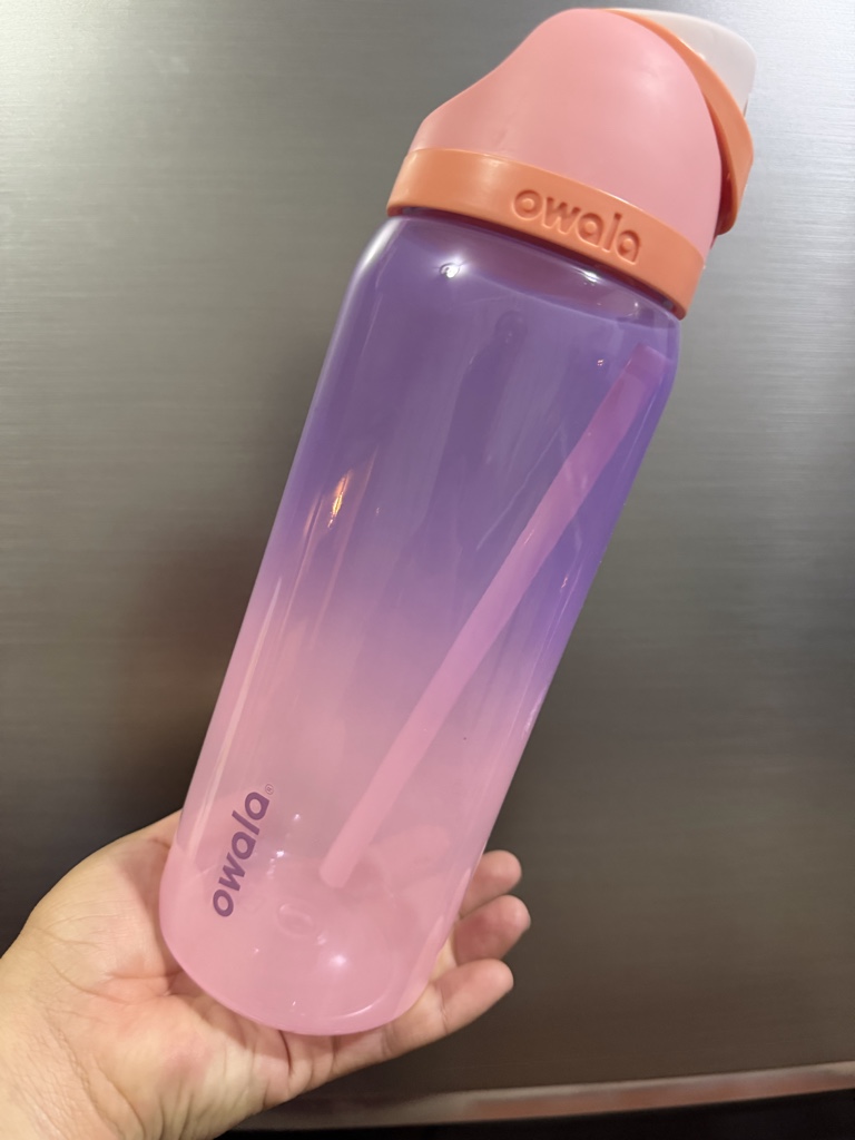 Owala transparente rosa
