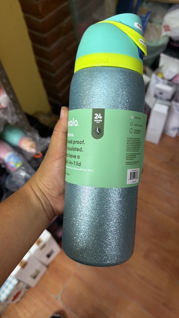 Owala glitter verde