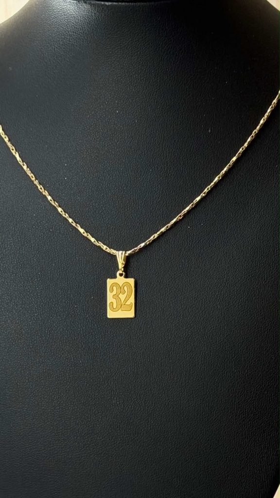 Cadena fina + dije