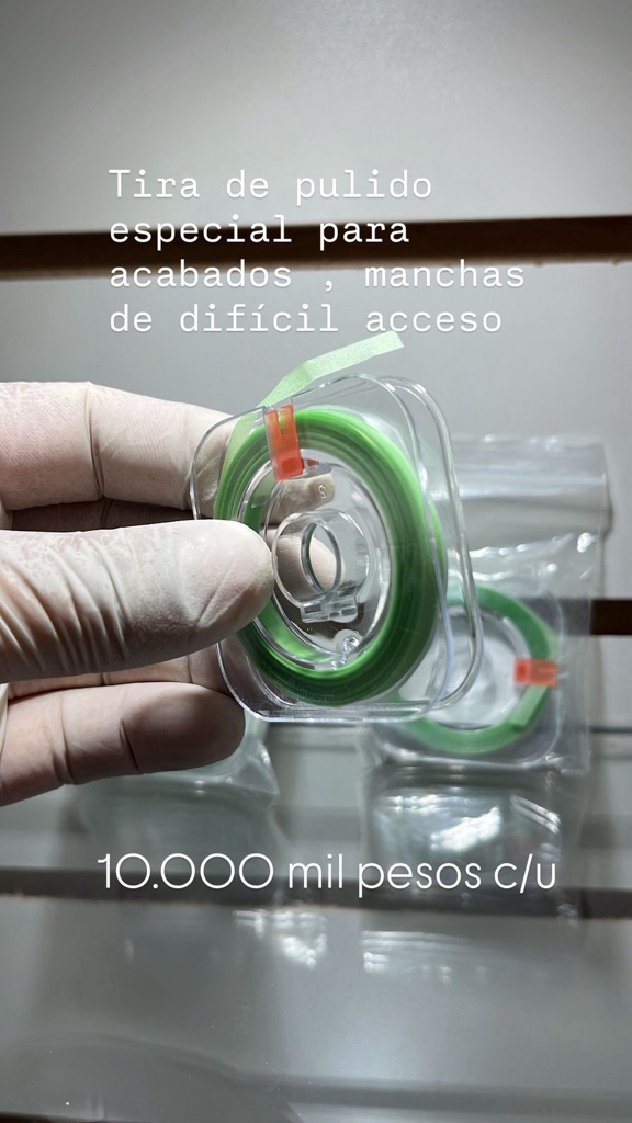 Tira de pulido 6m de largo 4mm ancho