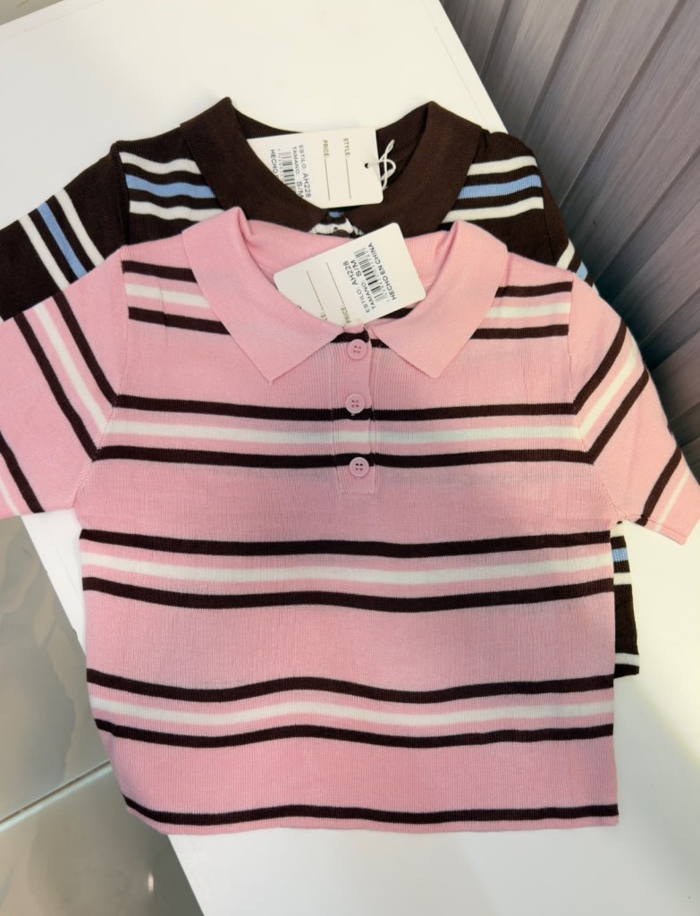 Polo a rayas varios colores, tayas diferentes