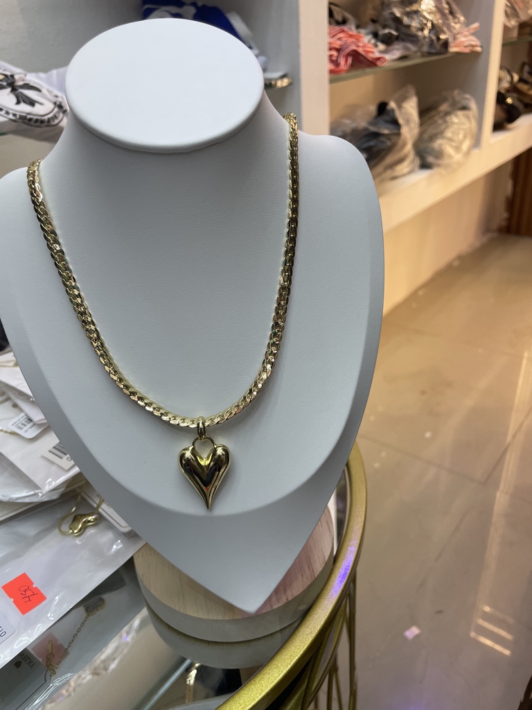 Cadena gruesa de corazón