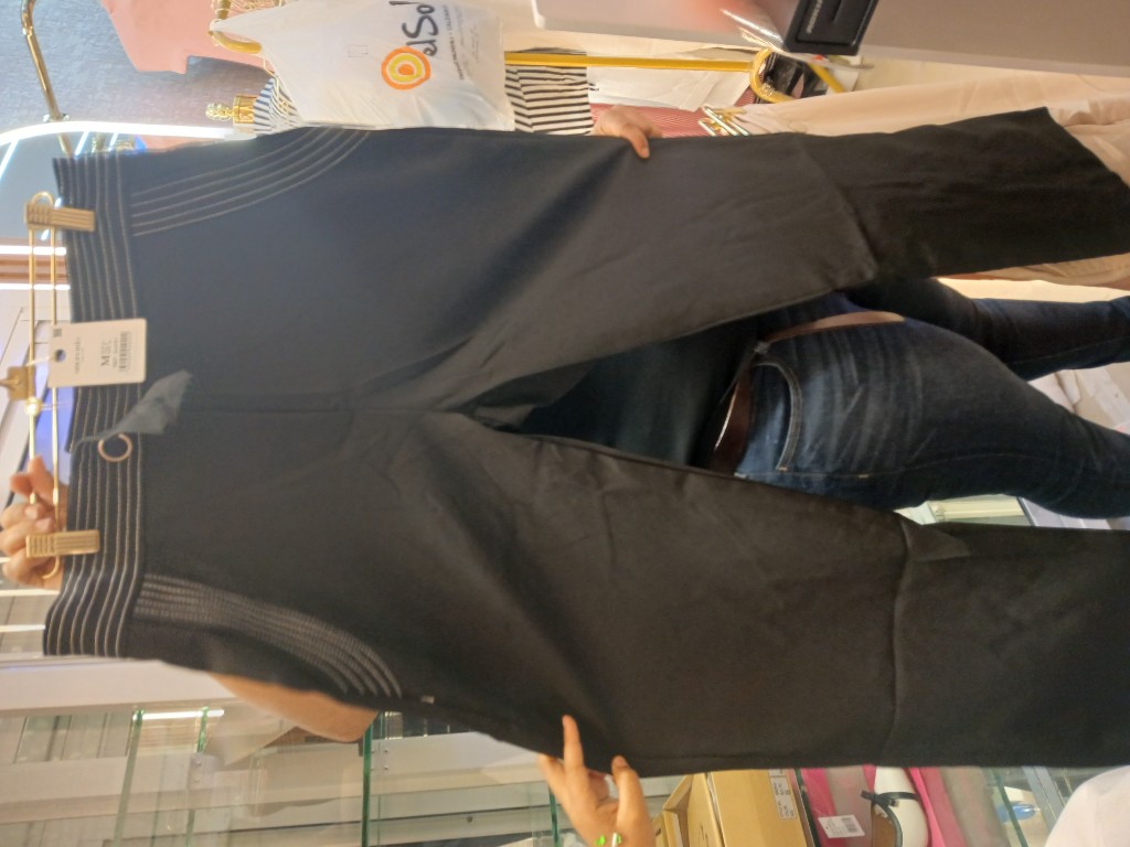 Pantalon alto camel