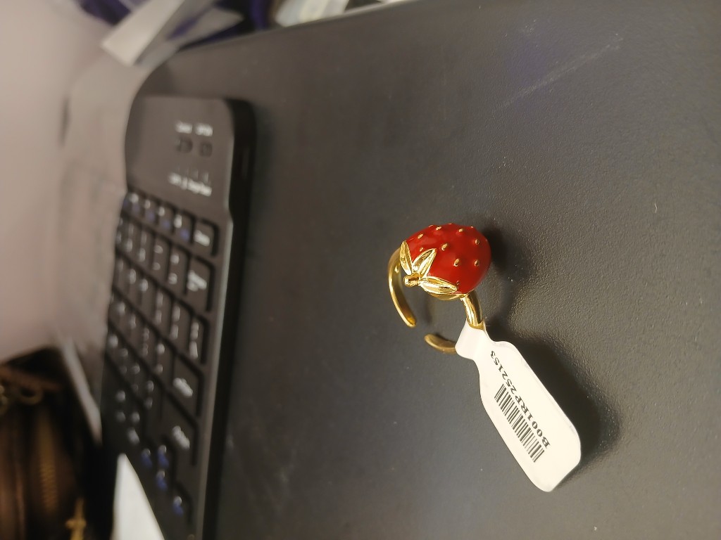 Anillo fresa dorado
