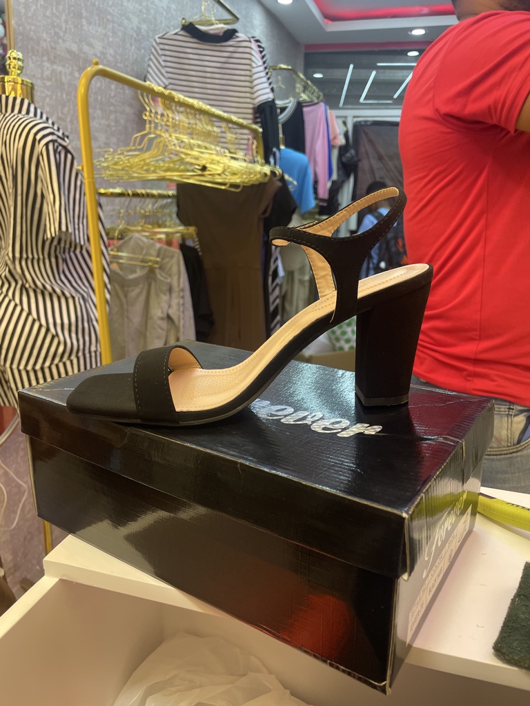 Zapatillas forever taco cuadrado