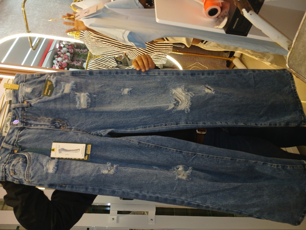 Pantalon jeans azul Popular