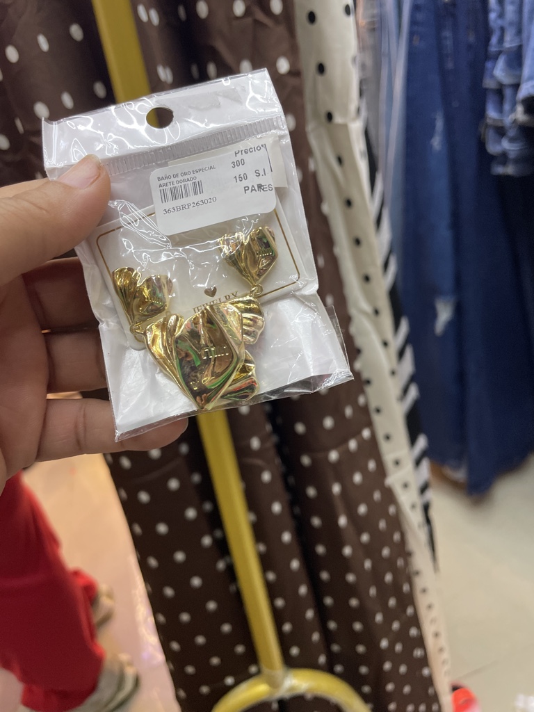 Aretes Dorados oro especial