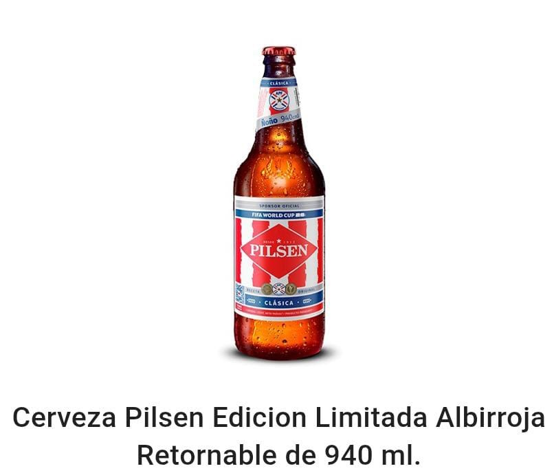 Pilsen botella 940 ml
