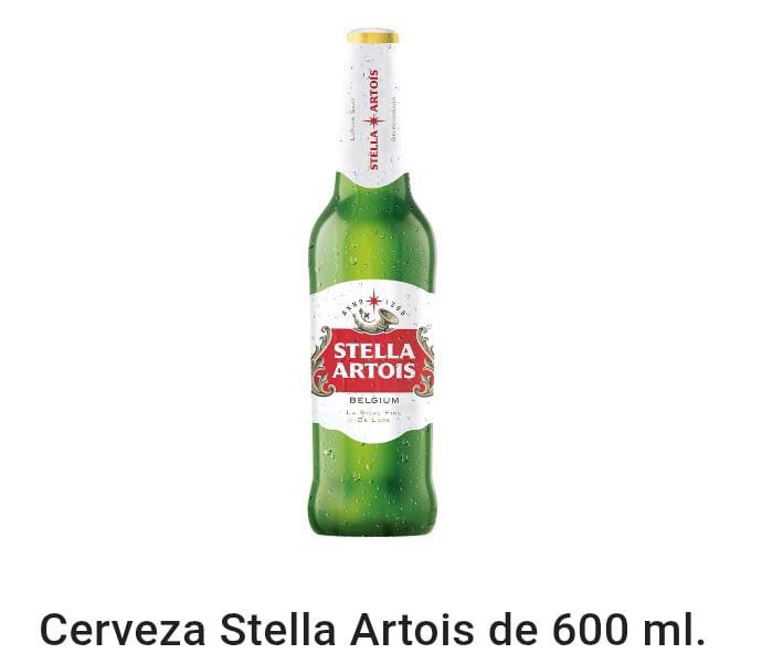 Stella Artois de 600 ml