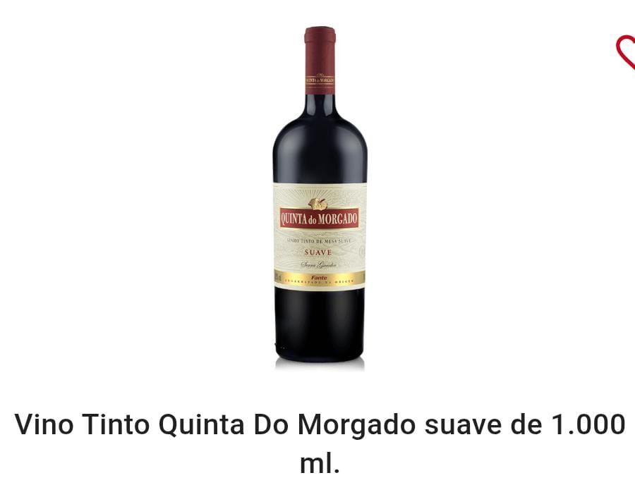 Vino de mesa  suave quinta de Morgado