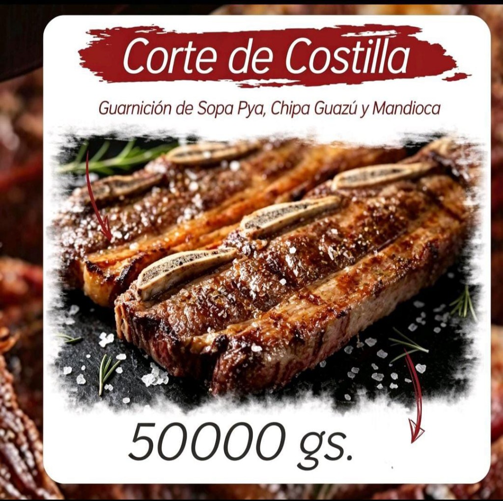 Corte de Costilla al plato