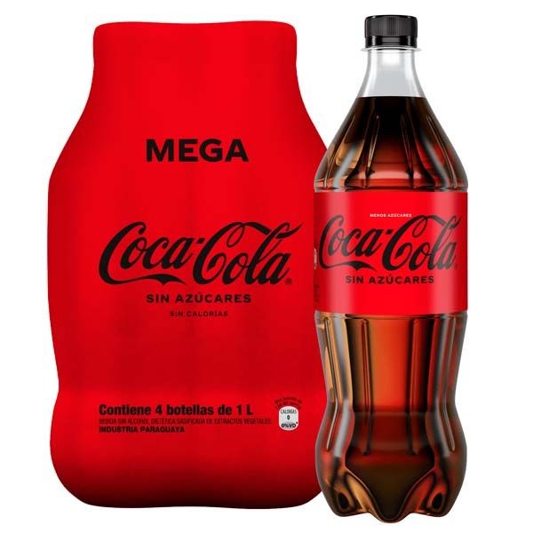 Coca-Cola Sin Azucar 1 litro