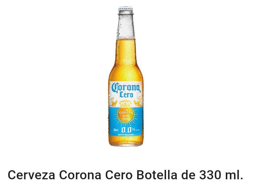 Corona cero alcohol 330 ml